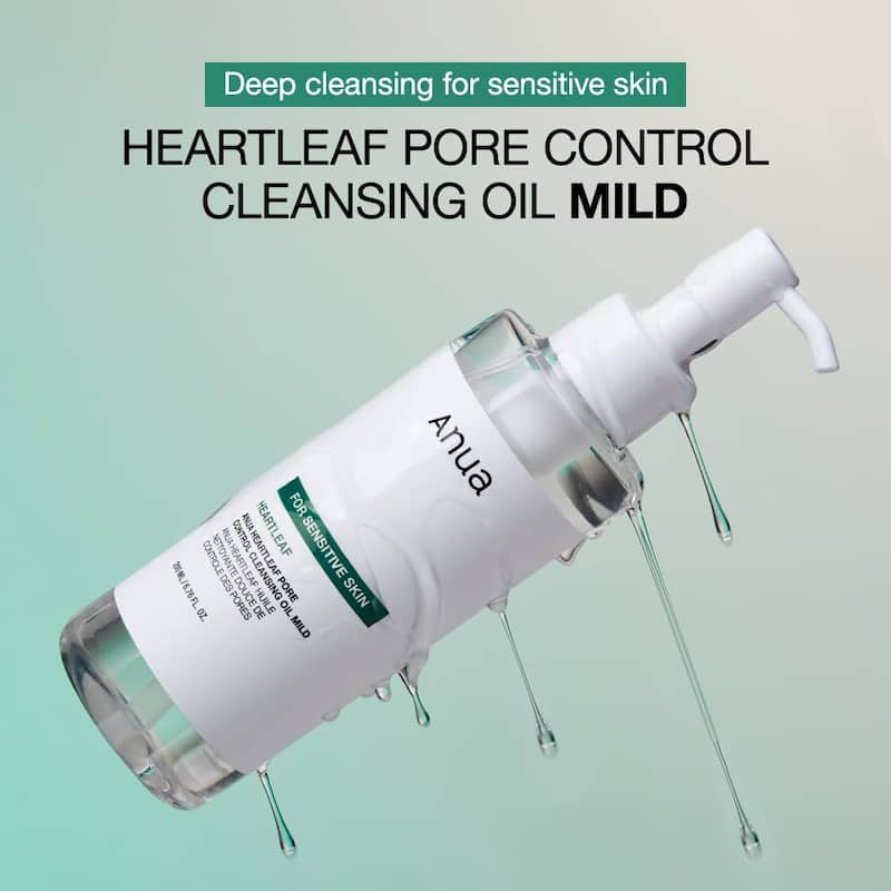 Óleo de Limpeza ANUA Heartleaf Pore Control 200ml - Para Pele